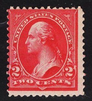 US #279B 2c Red Washington Type IV MINT HINGED SCV $9