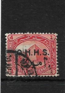 EGYPT 1915 4m OFFICIAL SG O89 FINE USED Cat £18