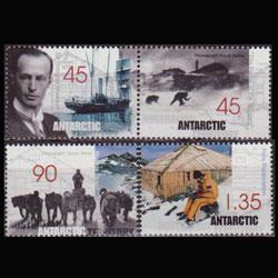 A.A.T.. 1999 - Scott# L112a-14 Mawson Exped. Set of 4 NH