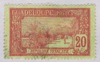Guadeloupe 63 Used La Soufriere 1905 (BP30218)