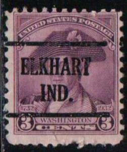 U.S. Precancel - Indiana, Elkhart - Scott 708