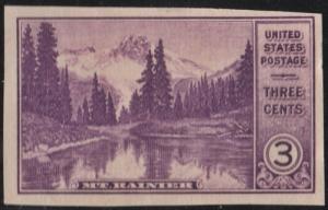 SC#758 3¢ National Parks: Mt. Ranier (1934) NGAI