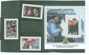 Uganda #510-513 Mint (NH) Single (Complete Set)