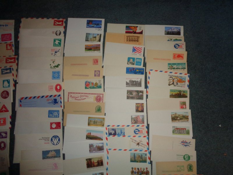 US POSTAL STATIONARY COLLECTION, MINT, ENTIRES, OVER 100+ ITEMS