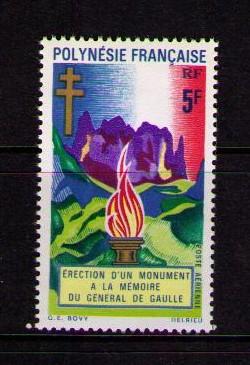 FRENCH POLYNESIA Sc# C69 Memorial Flame 