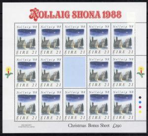 Ireland 730 Sheet MNH Christmas, St Kevin's Church