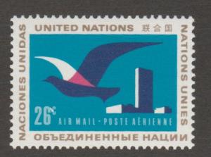 C21  MNH  UN  dove and headquarters