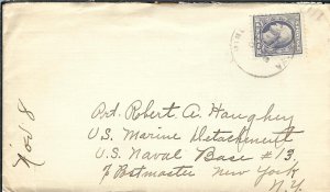 Mineral, Va to U.S. Marine Det., Naval Base #13 (Azores Islands) 1918 (M5506)