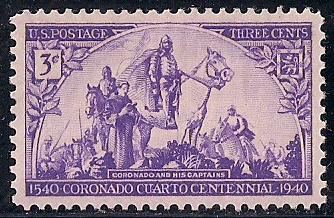 898 3 cent Coronado Expedition 400th Anniv. mint  OG NH XXF