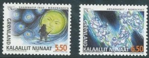 Greenland 2004 #427-8 MNH. Mythology