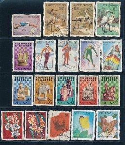 D393326 Vietnam Nice selection of VFU Used stamps