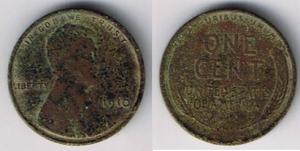 1910 Lincoln Wheat Cent #B44