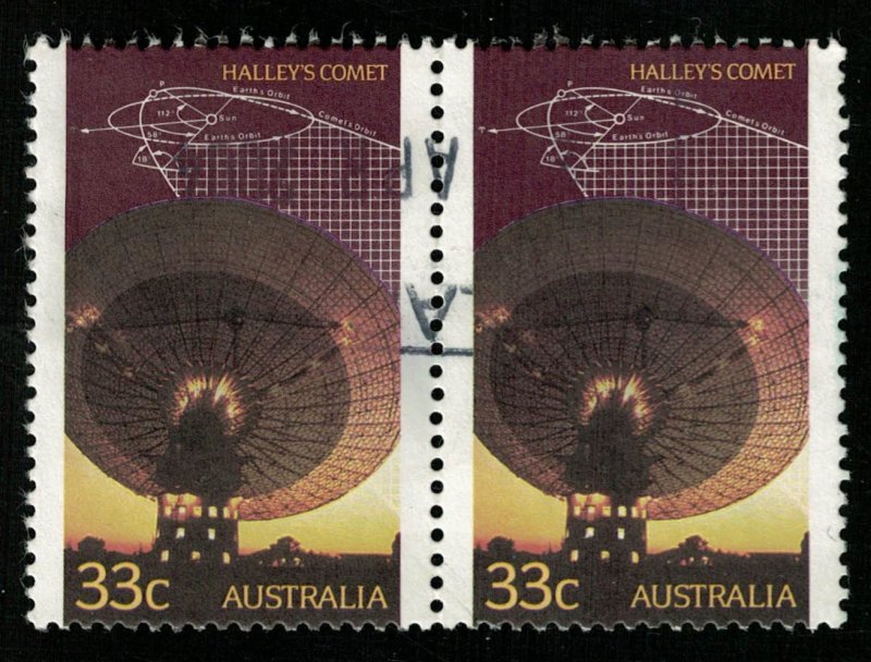 HALLEY'S COMET, Australia, 33 cents (T-7237)