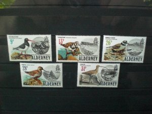 Alderney Birds  # 13-17 MNH zn32