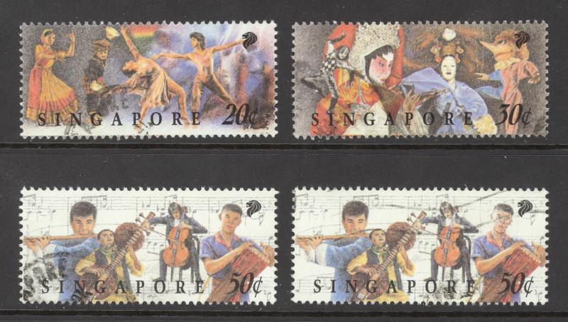 Singapore Sc# 687-690 Used 1994 Spring Festival