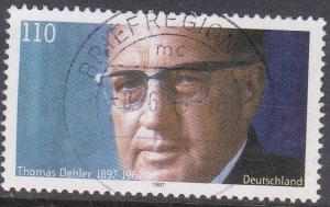 Germany  SC #1986 Stamp 1997 100th Anniv. Birth of Thomas Dehler - Used.