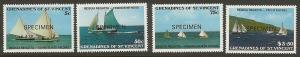 St. Vincent Grenadines  Specimen MNH SC 586 - 589