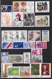 France 1983-84 Collection 61 Stamps MNH CV$95