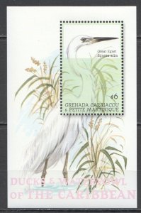 Ft081 2001 Grenada Carriacou Birds Ducks & Waterfowl Of The Caribbean Bl511 Mnh