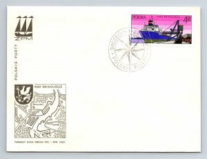 Poland 1976 FDC - Polish Ports - F13215