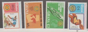 Ghana Scott #741-744 Stamps - Mint NH Set