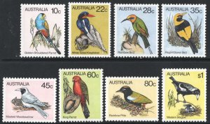 Australia SC#732-739 10¢-$1.00 Birds: Second Series (1980) MNH