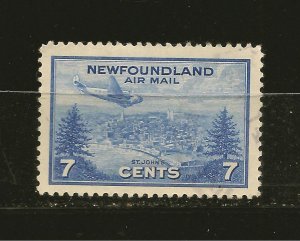 Canada Newfoundland SC#C19 Airmail 1943 Used