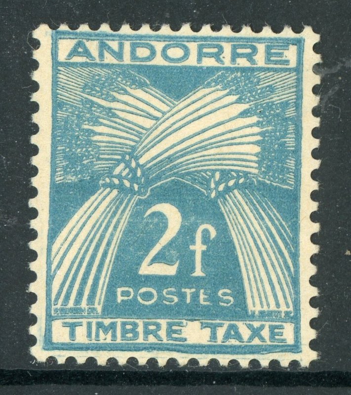 Andorra 1943 French 2 Franc Postage Due SG# FD106 Mint Z323