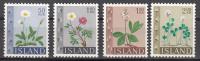 Iceland #363-66 F-VF Mint NH ** Flowers