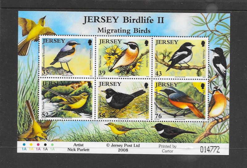 BIRDS - JERSEY #1347a MIGRATING BIRDS  MNH