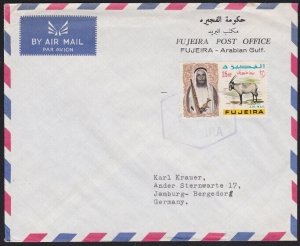 UNITED ARAB EMIRATES 1967 cover FUJEIRA to Germany.........................a6228