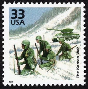 US 3187e MNH VF 33 Cent  The Korean War Celebrate the Century 1950s