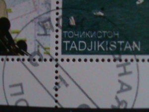 TAJIKISTAN-1999-JOHN F. KENNEDY TRAGEDY-JULY 16TH 1999-CTO-S/S VERY FINE