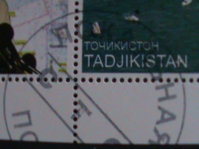 TAJIKISTAN-1999-JOHN F. KENNEDY TRAGEDY-JULY 16TH 1999-CTO-S/S VERY FINE