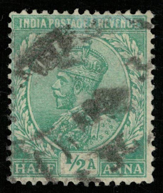 India, 1/2 Anna, King George V (T-6073)