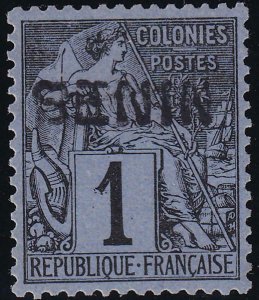 Benin 1892 SC 1 VF Mint NG Signed ROUMET 