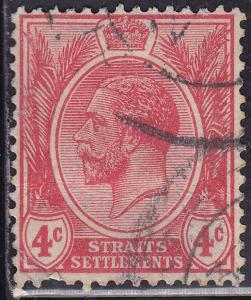 Straights Settlement 183 USED 1921 King George V