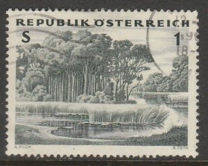 Austria 685, LOWLAND FOREST. SINGLE, USED. F-VF. (1229)