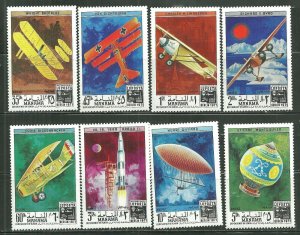 Manama MNH Set History Of Powered Flight