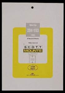 Scott/Prinz Pre-Cut Souvenir Sheets Small Panes Stamp Mounts 204x153 #962 Clear
