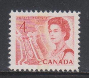 Canada, 4c Elizabeth II (SC# 457p) MNH TAGGED