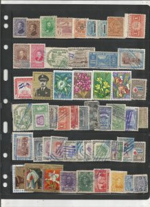 HONDURAS COLLECTION ON STOCK SHEET, MINT/USED