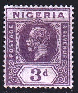 Nigeria. 1924. 17 I from the series. King of Great Britain. MLH.