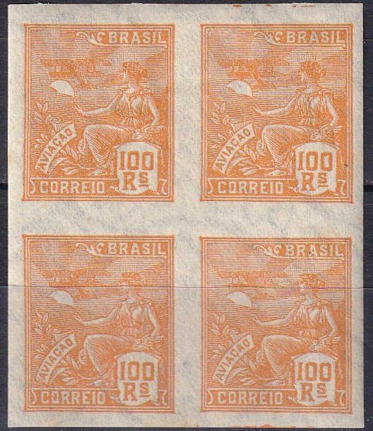 Brazil #332  MNH Imperf Block Of 4   V $80.00  (Z7192)