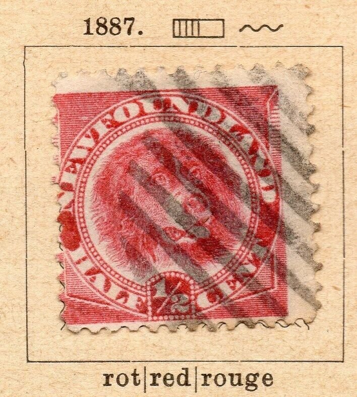 Newfoundland 1887 Early Issue Fine Used 1/2c. NW-11920