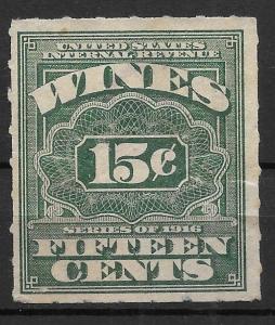 United States RE39 15c Wines single Used