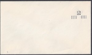 US 1920 21 ERROR PROVISIONAL 2¢ SURCHARGE ON 3¢ ALBINO EMBOSSED POSTAL COVER Sc