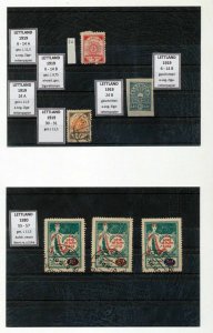 LATVIA Early M&U (Appx 65 Items) NT 9938