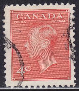 Canada 306 King George VI with Postes-Postage 1951