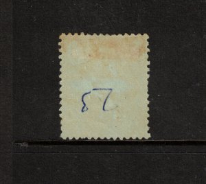 France #23 Very Fine Mint Original Gum Hinged With Number On Back